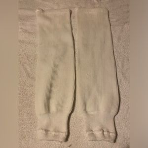 Knit Ice Hockey Socks Adult 25” White